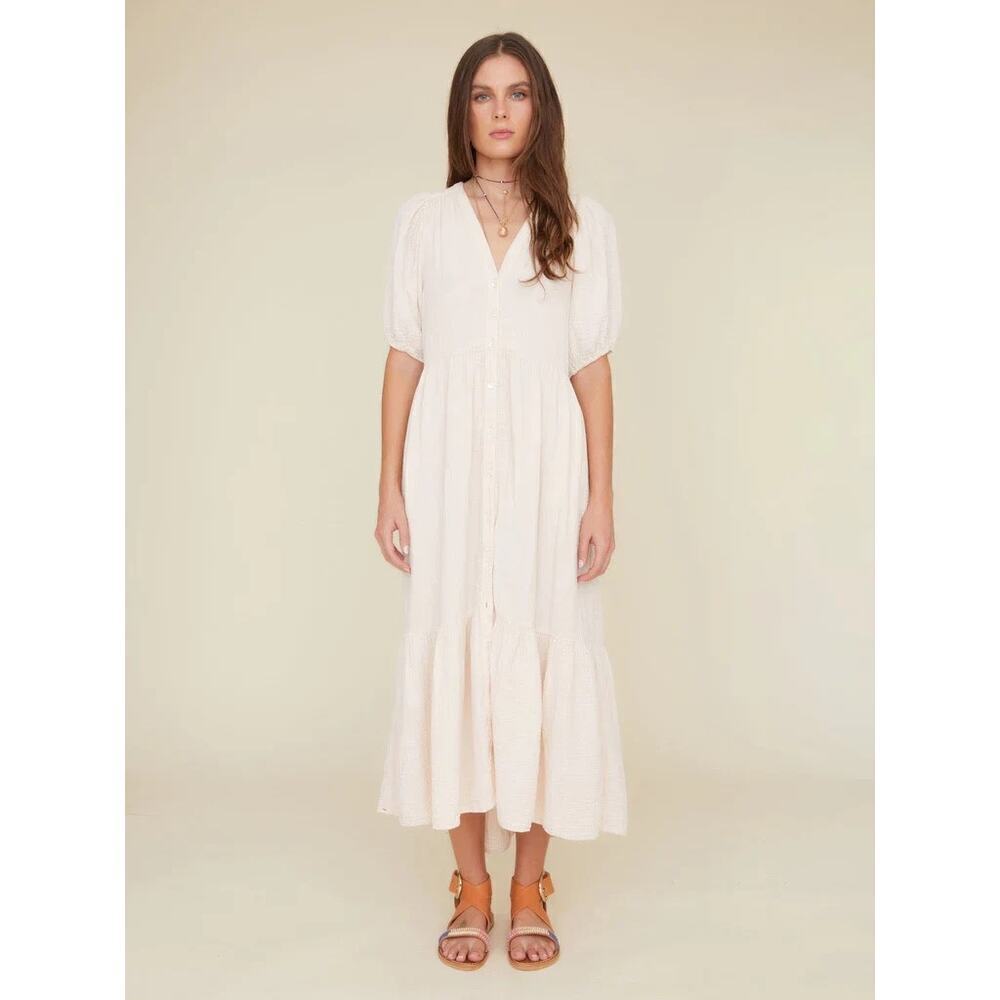 XíRENA Lennox Dress in Oysterette NWT